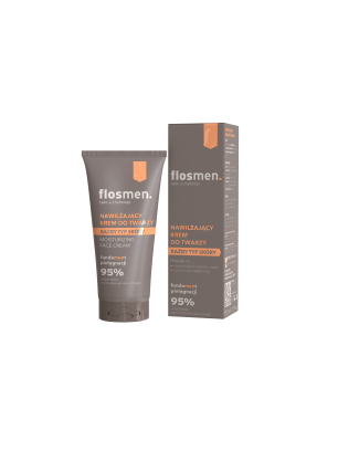 FLOSMEN Nawilżający krem do twarzy 50 ml - Floslek