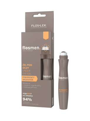FLOSMEN Żel pod oczy z roll-onem 15 ml - Floslek