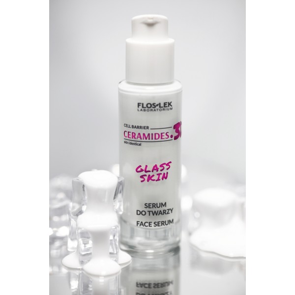 KERAMIDY. 3D pleť identická GLASS SKIN sérum 30 ml - FLOSLEK