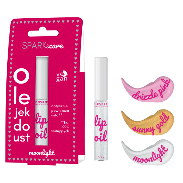 リップケア リップオイル ドリズルピンク 5.5g - Floslek