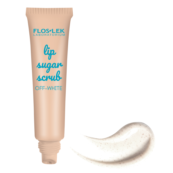 Цукровий скраб для губ LIP CARE OFF - БІЛИЙ 14 г - Floslek