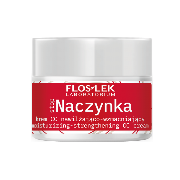Krem CC na naczynka, zaczerwienienia | Z pigmentem, wzmacniający