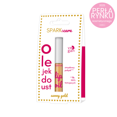 LIP CARE Олія для губ СОНЯЧНЕ ЗОЛОТО 5,5 г - Floslek