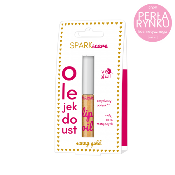 LIP CARE Olejek do ust SUNNY GOLD 5,5 g - Floslek