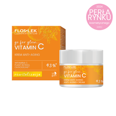 go for glow…. VITAMIN C Denní a noční krém proti stárnutí 50 ml - Floslek