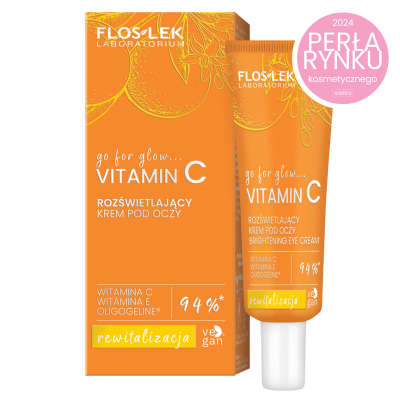 go for glow…. VITAMIN C Rozjasňující oční krém 30 ml - Floslek