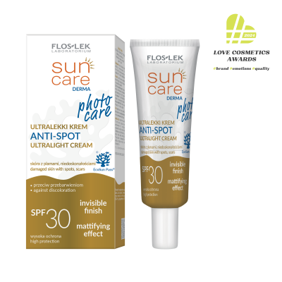 サンケアダーマ アンチスポット ウルトラライト クリーム SPF 30ml - Floslek