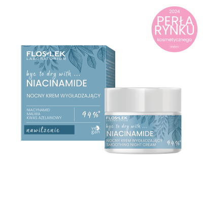 NIACINAMIDE Розгладжуючий нічний крем 50 ml - Floslek