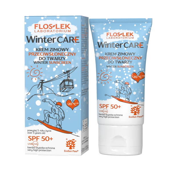 WINTER CARE Зимовий сонцезахисний крем для обличчя SPF 50+ 30 ml - Floslek