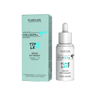 KOLAGEN. 9MW TIMELESS Obličejové sérum hydratuje zklidňuje posiluje 30 ml - FLOSLEK