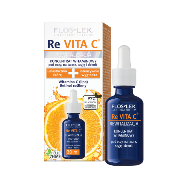 Revitalisierendes Gesichtsserum mit Vitamin C für reife Haut