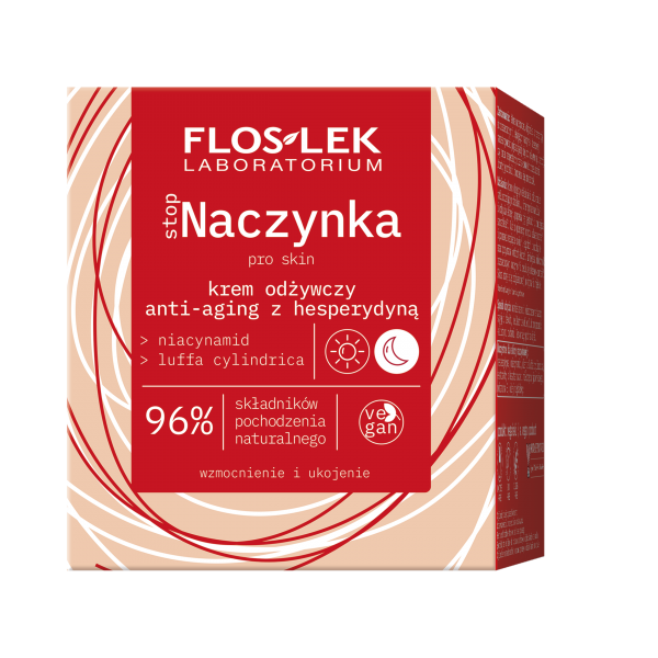 StopNACZYNKA Антивіковий живильний крем з гесперидином 50 мл - Floslek