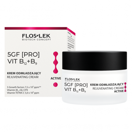 ACTIVE rejuvenating face cream 50 ml 5GF [PRO] VIT B12+B9
