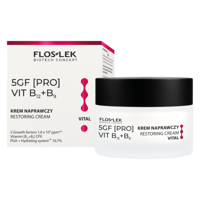 VITAL Repair Face Cream 50 ml 5GF [PRO] VIT B12+B9 - Floslek