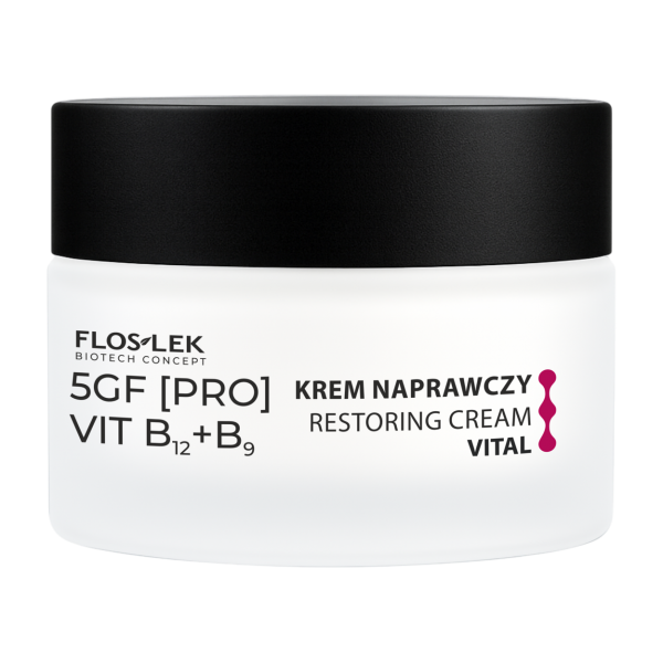 VITAL Repair Face Cream 50 ml 5GF [PRO] VIT B12+B9 - Floslek