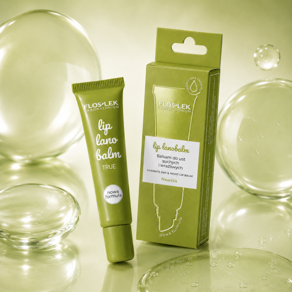 LIP LANOBALM Balzám na suché a citlivé rty 12 g – Floslek