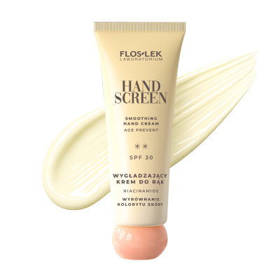Wygładzający krem do rąk SPF 30  wyrównanie kolorytu skóry 40 ml HAND SCREEN - Floslek