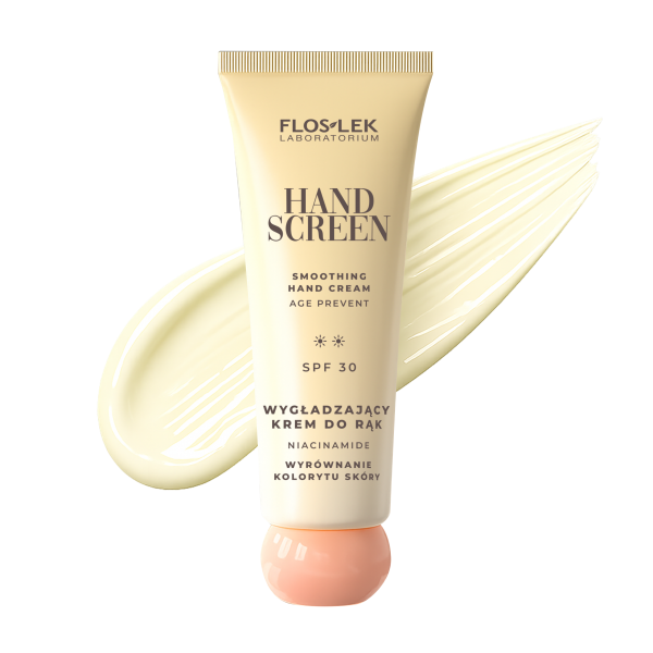 Wygładzający krem do rąk SPF 30  wyrównanie kolorytu skóry 40 ml HAND SCREEN - Floslek