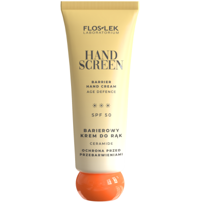 Barierowy krem do rąk SPF 50 ochrona przed przebarwieniami 40 ml HAND SCREEN - Floslek