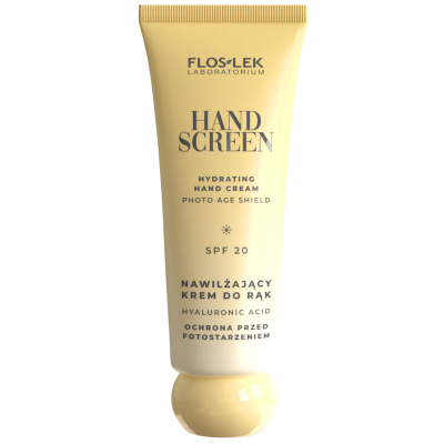 Nawilżający krem do rąk SPF 20 ochrona przed fotostarzeniem 40 ml HAND SCREEN - Floslek