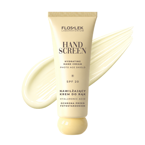 Nawilżający krem do rąk SPF 20 ochrona przed fotostarzeniem 40 ml HAND SCREEN - Floslek