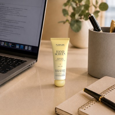 Nawilżający krem do rąk SPF 20 ochrona przed fotostarzeniem 40 ml HAND SCREEN - Floslek
