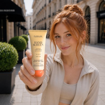 Barierowy krem do rąk SPF 50 ochrona przed przebarwieniami 40 ml HAND SCREEN - Floslek