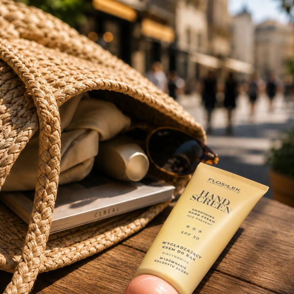 Wygładzający krem do rąk SPF 30  wyrównanie kolorytu skóry 40 ml HAND SCREEN - Floslek