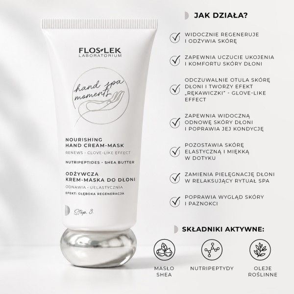 Odżywcza krem-maska do dłoni 70 ml - Floslek