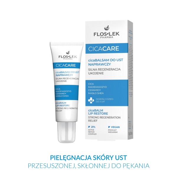 CICA CARE CICAbalsam do ust naprawczy 10 g - Floslek