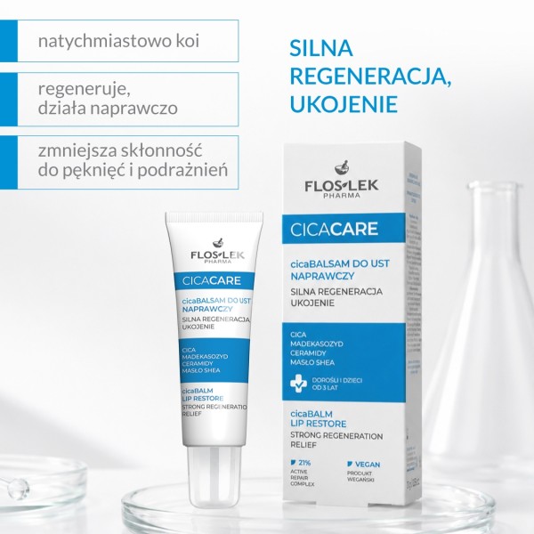 CICA CARE CICAbalsam do ust naprawczy 10 g - Floslek