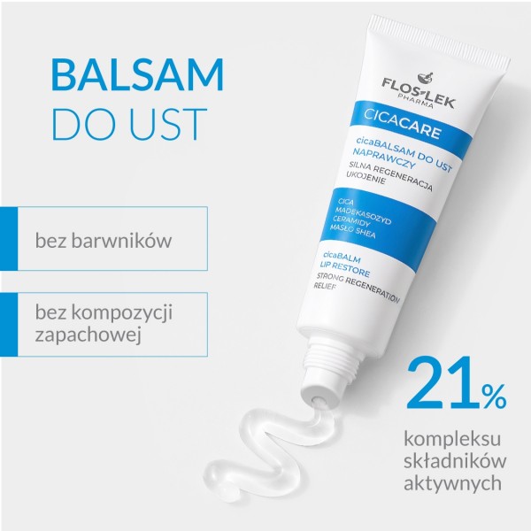 CICA CARE CICAbalsam do ust naprawczy 10 g - Floslek