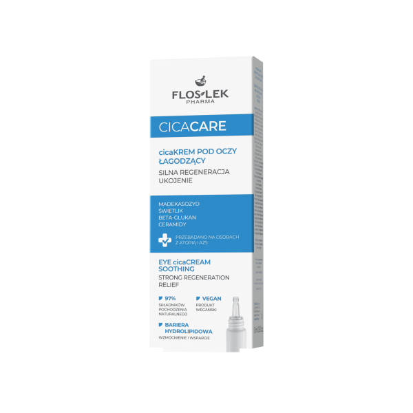 CICA CARE Cicakrem pod oczy łagodzący 15 ml - Floslek