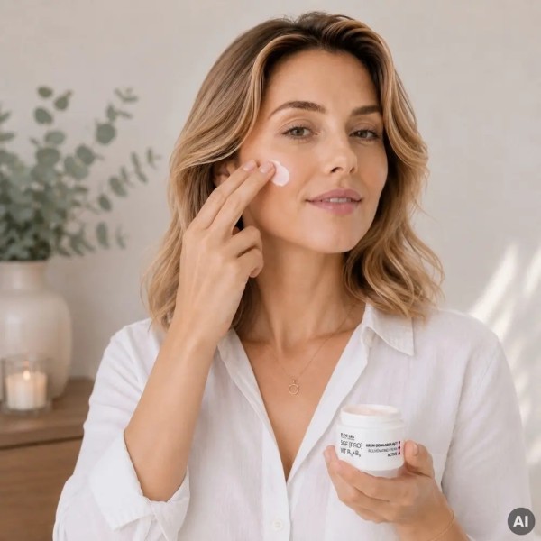 Verjüngende Gesichtscreme ACTIVE 50 ml 5GF [PRO] VIT B12+B9 - Floslek