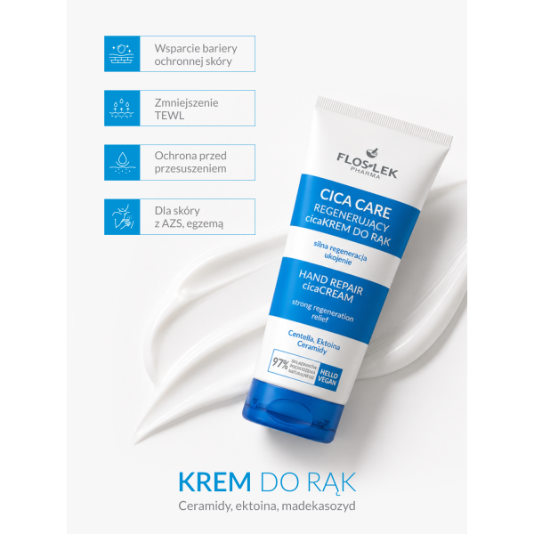 CICA CARE Regenerujący cicakrem do rąk 50 ml - Floslek