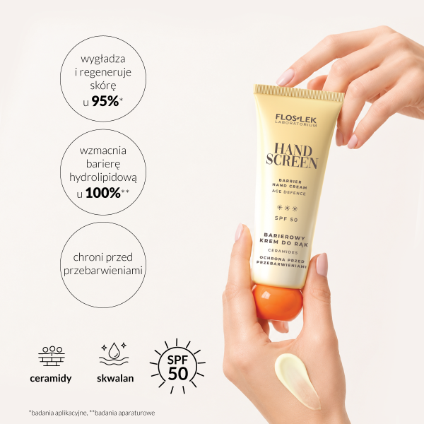 Ochranný krém na ruce SPF 50 proti pigmentovým skvrnám, 40 ml – Floslek