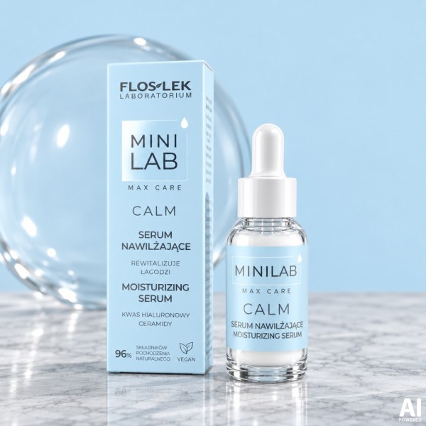 CALM Увлажняющая сыворотка 4 мл MINI LAB - Floslek