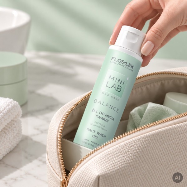 BALANCE Facial cleansing gel 50 ml MINI LAB - Floslek