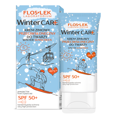 WINTER CARE Krem zimowy przeciwsłoneczny do twarzy SPF 50+ 30 ml - Floslek