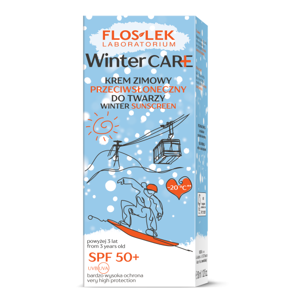 WINTER CARE Зимний солнцезащитный крем для лица SPF 50+ 30 мл - Floslek