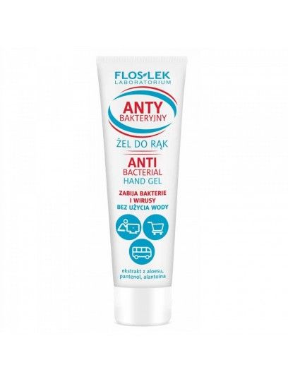 Antibacterial biocidal hand gel tube 50 ml FLOSLEK