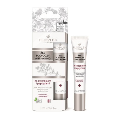 ペプチドとヒアルロン酸配合 FLOSLEK Eyebright Eye Gel アンチエイジング