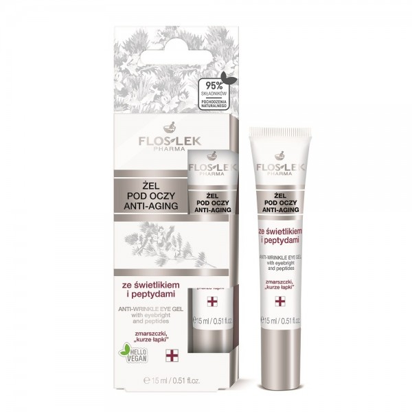 ペプチドとヒアルロン酸配合 FLOSLEK Eyebright Eye Gel アンチエイジング