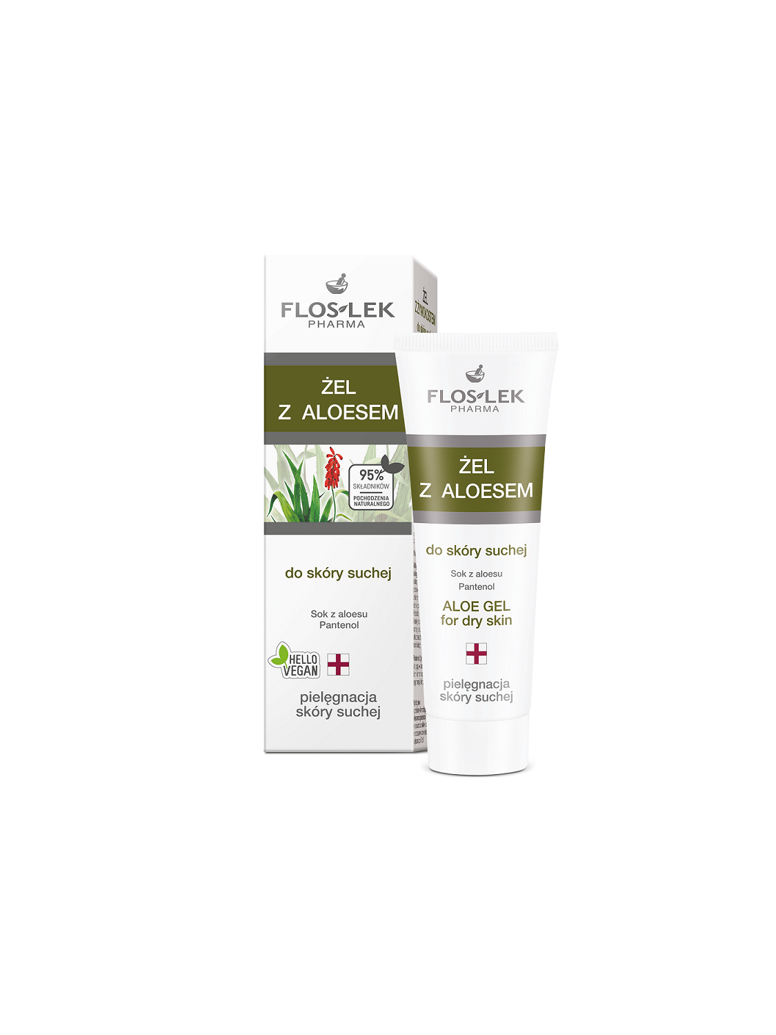 Aloe gel for dry skin - 50 ml - Floslek