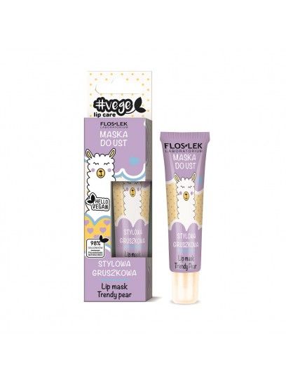 #vege lip care maska do ust stylowa gruszkowa FLOSLEK