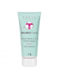 Glinka kosmetyczna BALANCE T-zone  myjąca do twarzy kaolinowa Instant Detox 2w1 na dzień i na noc FLOSLEK 125ml