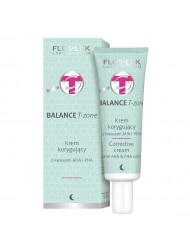 BALANCE T-zone corrective cream with AHA and PHA acids smoothing night cream FLOSLEK 50ml