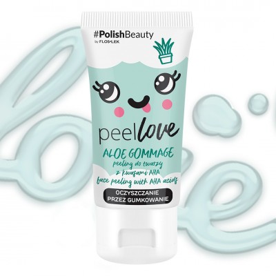 peelLOVE Гоммаж-пілінг алое вера FLOSLEK веганський пілінг