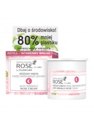 ROSE FOR SKIN Rose gardens Růžový noční krém proti vráskám [REFILL] 50 ml - Floslek