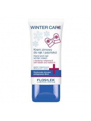 Zimní úkol hydratační krém s keratinem a vitaminem E pro péči o ruce a nehty FLOSLEK WINTER CARE 50 ml
